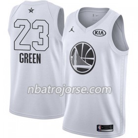 Män Golden State Warriors Tröja Draymond Green 23 2018 All Star Jordan Brand Vit Swingman